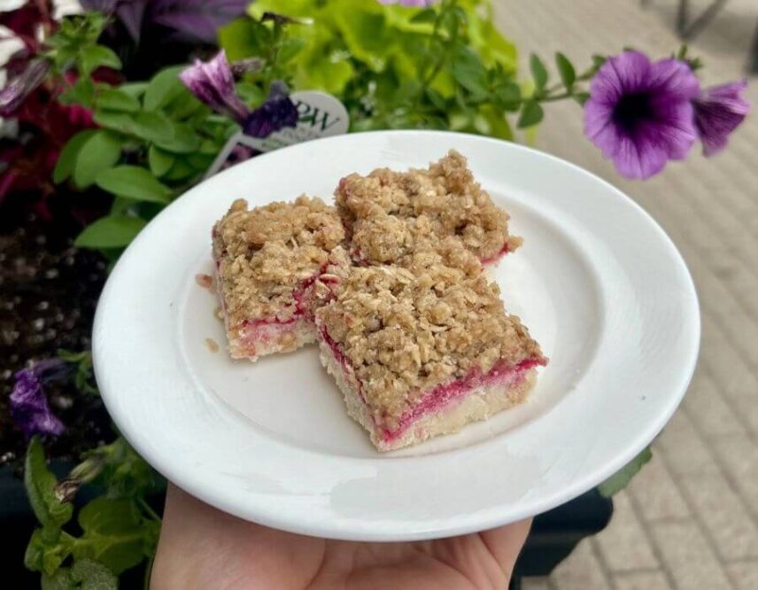 Strawberry Peach Squares - Inn On The Twenty in Niagara-on-the-Lake.