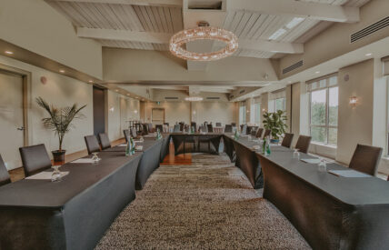 Front seating at Valley View corporate event venue at Inn On The Twenty in Jordan Village