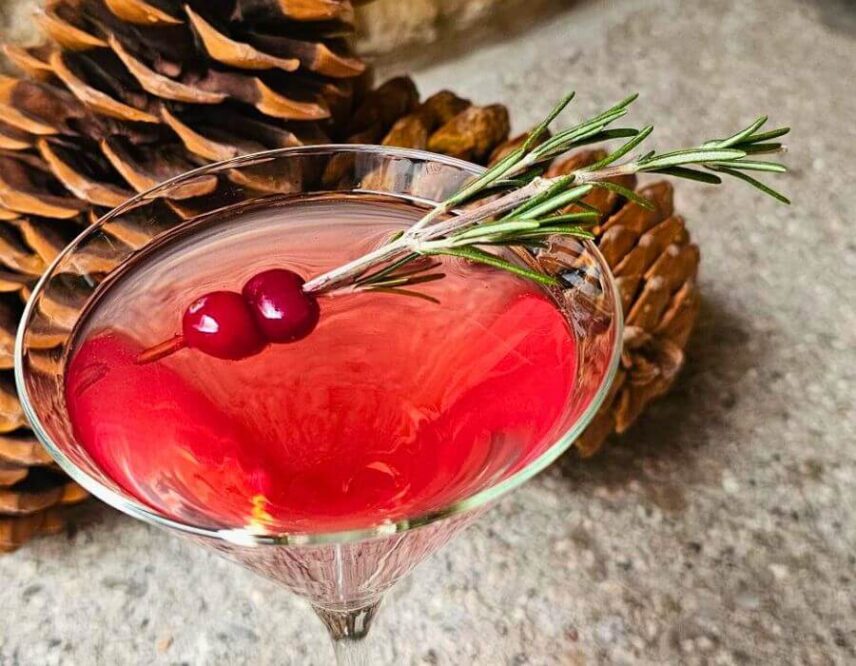 Limoncello Cranberry Martini - Millcroft Inn & Spa