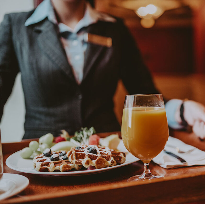 Experience impeccable room service at Millcroft Inn & Spa in Caledon