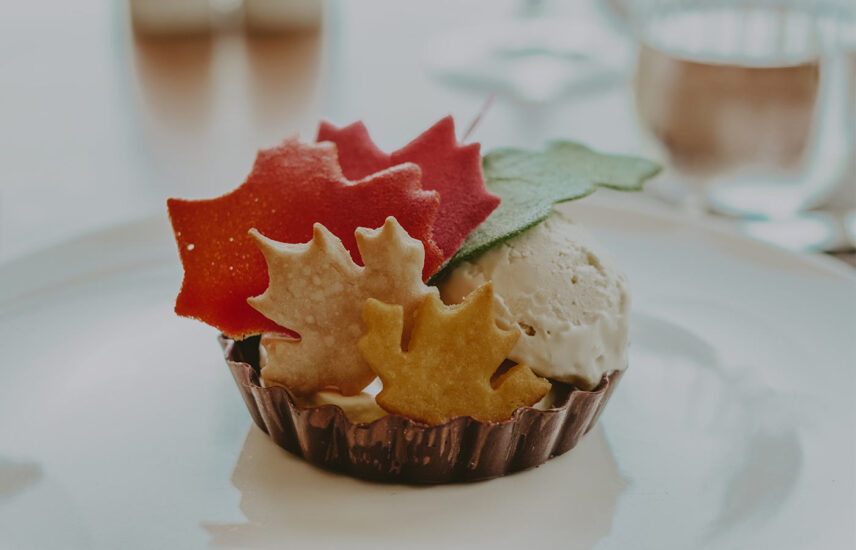Fall flavored desserts at Millcroft Inn & Spa in Caledon