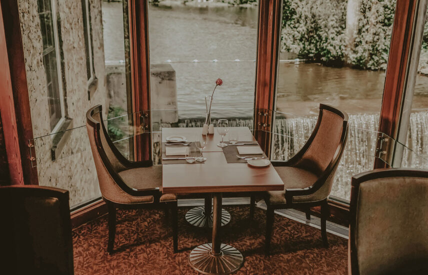 Bar area of Headwater Restaurant at Millcroft Inn & Spa