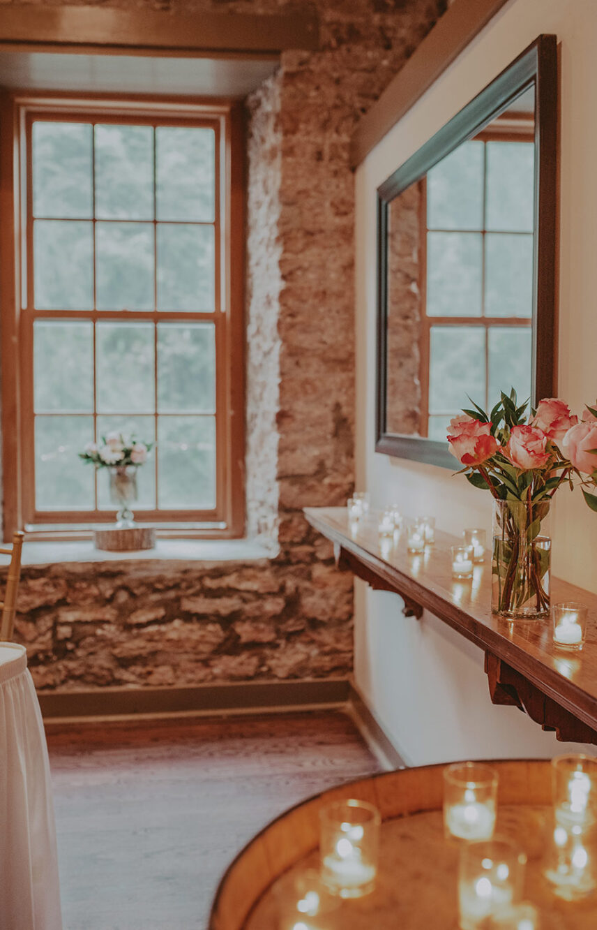 Romantic ambience of the River Room wedding venue at Millcroft Inn & Spa in Caledon