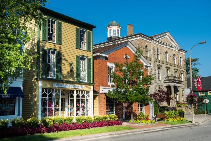Old Town Niagara-on-the-Lake during Easter weekend.