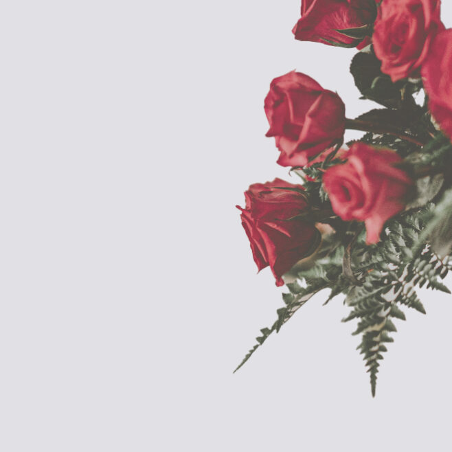 Red rose arrangement from Clippings Floral Design at the Prince of Wales Hotel