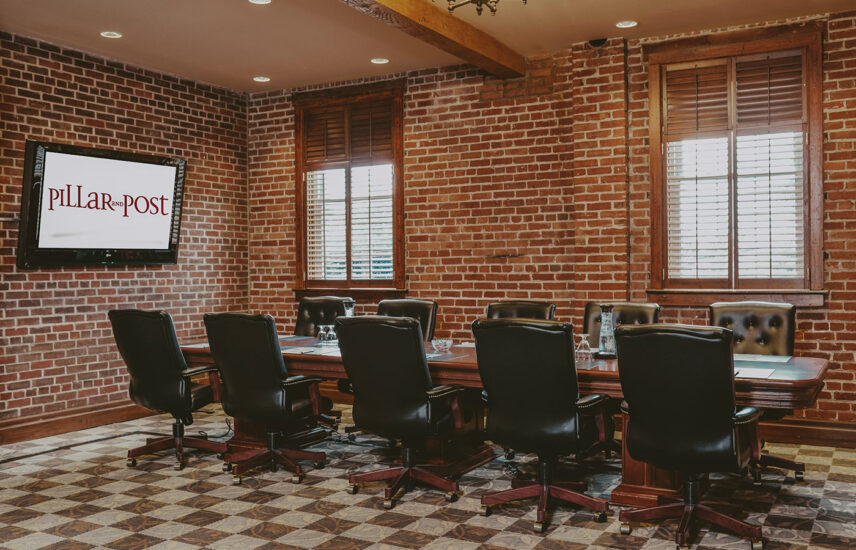 Studio I boardroom at the Pillar & Post Hotel in Niagara-on-the-Lake