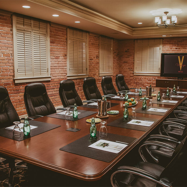 Newark boardroom event venue at the Pillar & Post Hotel in Niagara-on-the-Lake