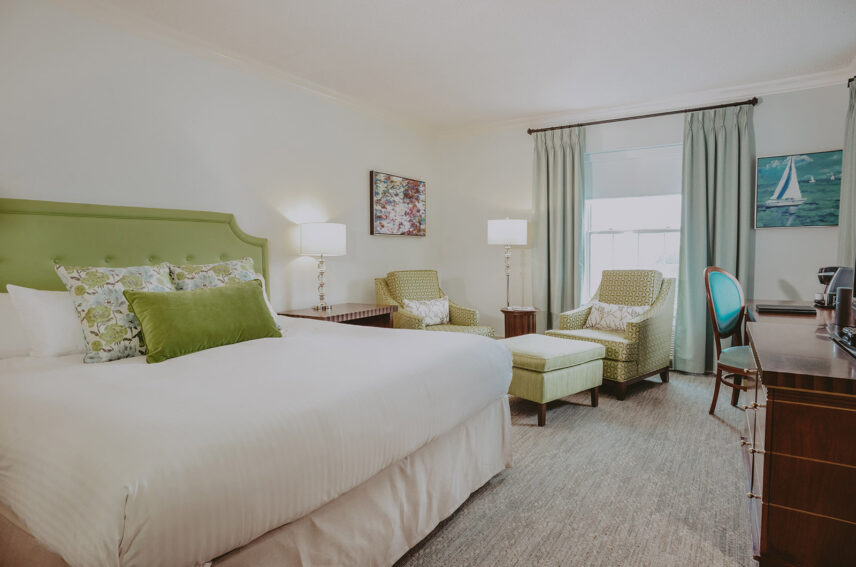 Large premium guest room at the Queen's Landing hotel in Niagara-on-the-Lake
